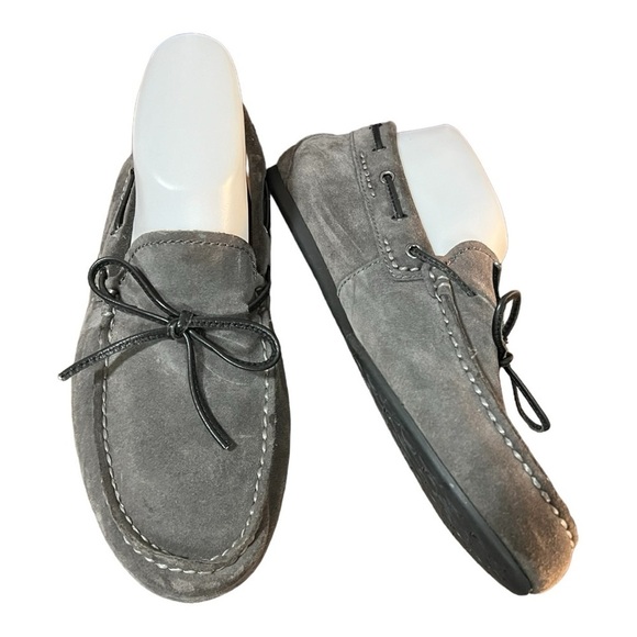Coach Jasper Suede Leather Slip-On Loafers Gray Size 7D Men’s main image 9